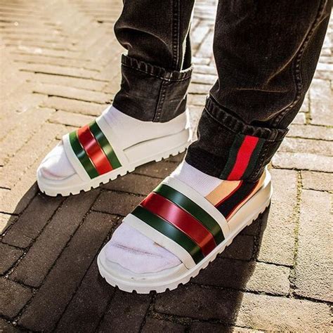 men gucci slides cheap|gucci slides men stockx.